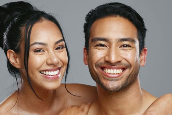 man and woman after both getting a face lift in New Jersey