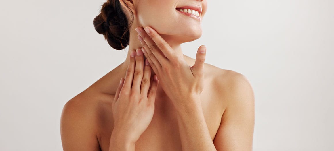 woman after her revision face lift and neck lift in New Jersey